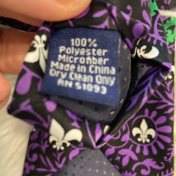 American Lifestyle Man Tie with Lapel Pin brand new color purple - Picture 7 of 11